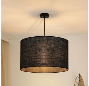 Brilagi - TUBES ROLLER lógó 1xE27/15W/230V, 50 cm, fekete