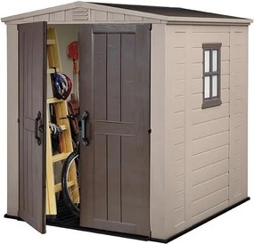 Kerti házikó műanyag 6x6 178x196cm Szerszámtároló