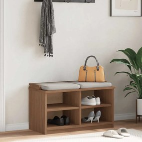 SANDNES tömör fenyőfa előszobapad 87x40x50 cm