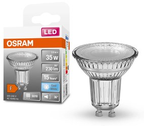 LED lámpa , égő , szpot , GU10 , 2,6W , hideg fehér , 36 °  , LEDVANCE (OSRAM)