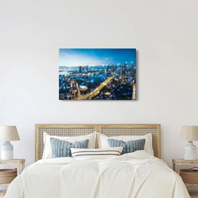 Kép - Városhálózat (90x60 cm)