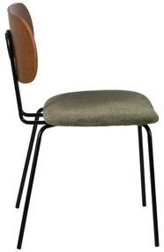 Zöld-barna étkezőszék szett 4 db-os Cleo – Ixia