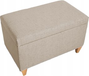 Pufa Lila Bézs nyitható Láda tároló láda lábakon