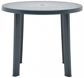 zöld műanyag kerti asztal 89 cm