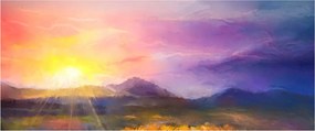 Kép - Hajnalban (120x50 cm)