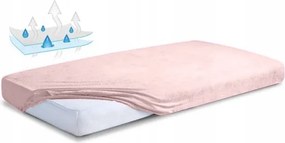 Higiéniai alátét Vízhatlan lepedő 120x200x20 Frottír rózsaszín