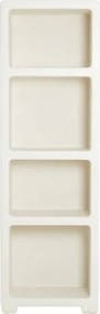 Krémszínű könyvespolc 60x190 cm Naluno – Light &amp; Living