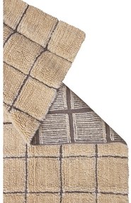 Borostyán színű kézi szövésű gyapjú futószőnyeg 80x230 cm Mosaic Amber – Lorena Canals