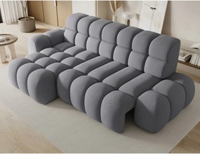 Szürke kinyitható sarokkanapé (bal oldali-heverő résszel) Ceedro – ELTAP