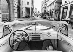 Poszter 70x50cm Antik autó a Havanna utcában 3, Assaf Frank