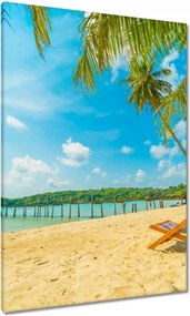 Vászonkép 70x100 Strandolás a nyaralás alatt