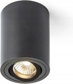 Mennyezeti lámpa Rendl Moma dönthető fekete GU10 35W fém 85x115mm