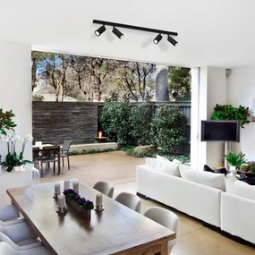 Spotlámpa HUDSON 4xGU10/8W/230V fekete