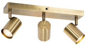 Modern mennyezeti lámpa bronz 3-lámpás állítható téglalap alakú - Jeana