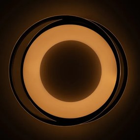 BRILAGI - LED dimmelhető mennyezeti lámpatest FLARE LED/84W/230V 47x51 cm fekete + távirányító