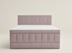 Lila ágyneműtartós boxspring ágy 160x200 cm Caya – Maison de Rêve