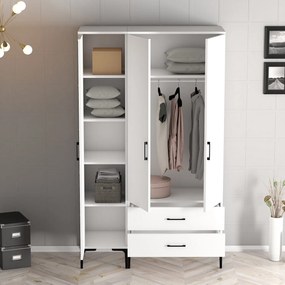 Ruhásszekrény Kiara ST (fehér). 1088348
