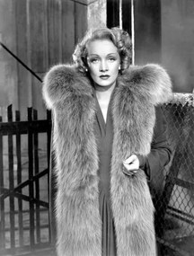 Művészeti fotózás Marlene Dietrich, (30 x 40 cm)