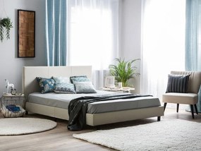 Franciaágy 180 cm ALVIA (ágyráccsal) (bézs). 1007080
