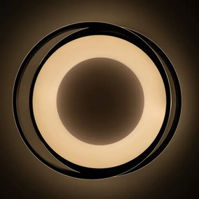 BRILAGI - LED dimmelhető mennyezeti lámpatest FLARE LED/84W/230V 47x51 cm fekete + távirányító
