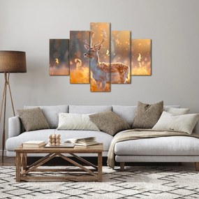 Kép - Szarvas a mezőn (150x105 cm)
