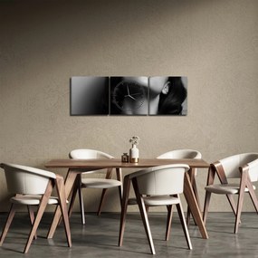 Kép - vörös rúzsos nő portréja (órával) (90x30 cm)