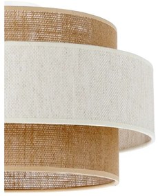 Mennyezeti lámpa BOHO 1xE27/60W/230V Ø 40 cm krémszínű/juta