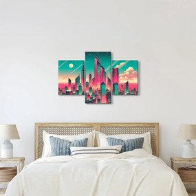 Kép – Nagyváros pop-art stílusban (90x60 cm)