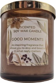 Good Moments illatosított szójagyertya – elegáns üvegtégely, 220g