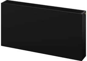 Mexen Flat CCF33, panelradiátor 300 x 1500 mm, alsó középső csatlakozás, 1860 W, fekete, W6C33F-030-150-70