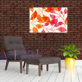 Kép - Narancssárga levelek (90x60 cm)