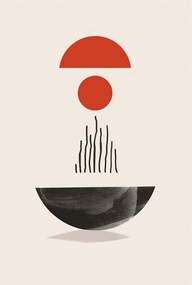 Poszter 61x90,5cm Félkör alakú forma