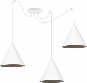 Mennyezeti Lámpa Lógó Csillár Pók Loft Kúp Soho Fehér Konyha E27
