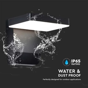 LED kültéri flexibilis fali lámpa LED/17W/230V IP65 3000K fekete