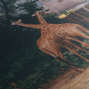 Két zsiráf képe (90x60 cm)