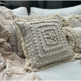 Pamut párnahuzat 43x43 cm Seashells – Mioli Decor