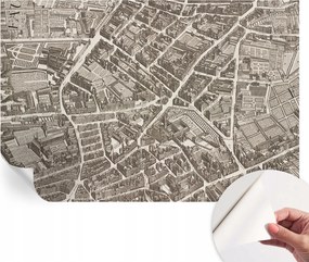 Öntapadós tapéta Fali furnér 3D hatás Városi labirintus 104x70 cm