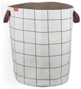 Krémszínű textil szennyeskosár 5 l Mesh – Mette Ditmer Denmark