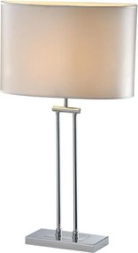 Cosmolight modern asztali lámpa athens fehér króm cost01444ch-wh