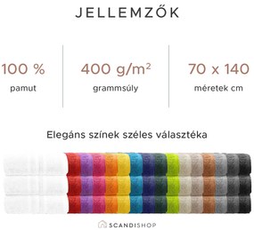 Classic krém fürdőlepedő 70 x 140 cm, 100% pamut