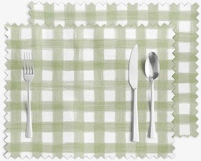 Goldea teflonbevonatú reggeliző alátét - vidéki kockás - 2db 30 x 40 cm