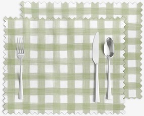 Goldea viaszosvászon reggeliző alátét - vidéki kockás - 2db 30 x 40 cm