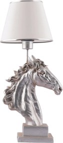 Horse - White, Silver