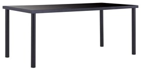 9 részes kávészínű műbőr étkezőgarnitúra