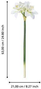 Eglo 428112 - Művirág MOLAVE 63 cm fehér