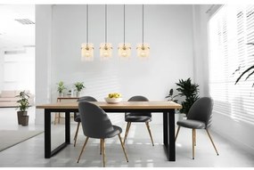 Globo 15698-4HM - Csillár zsinóron GORLEY 4xE27/60W/230V arany