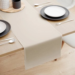 Goldea pamut asztali futó - latte 20x160 cm