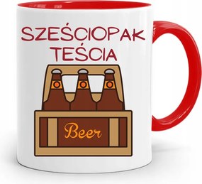 Piros Bögre Apósnak Hatos Após Nyomtatott Fotóval