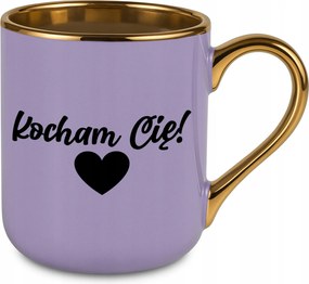 Bögre Elegáns Lila Ajándék Pároknak Évforduló Pároknak Szeretlek