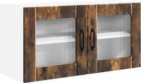 vidaXL Konyhaszekrény polcokkal Füstölt tölgy 80 x 31 x 40 cm Faanyag
